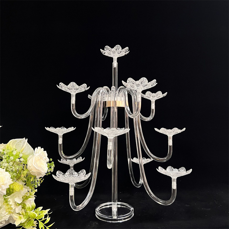 Acrylic Candle Holder & Table(Romantic Artistic Home & Wedding Decor)