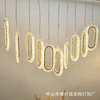 10-Head Acrylic Circular Track Pendant Light