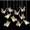 10-Head Butterfly Pendant Light Series