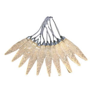 10-Head Acrylic Pointed Bead/Bud Pendant Light
