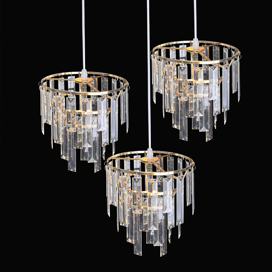 8085-B 3-Head 3-Layer Ferris Wheel Pendant Light