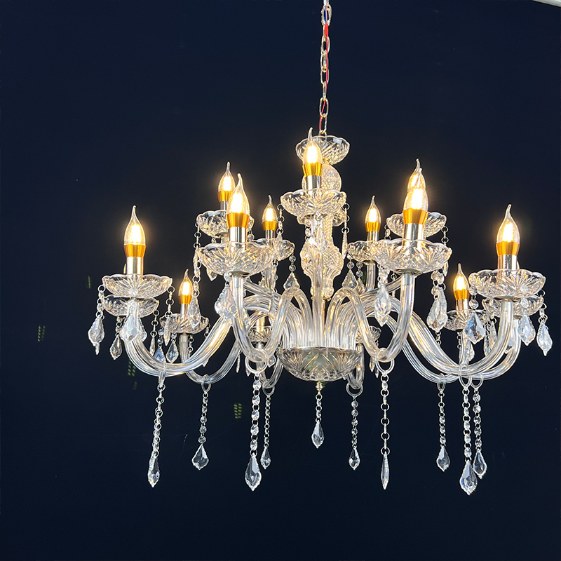 3015-10+5 Acrylic Chandelier