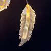 5-Head Acrylic Feather Pendant Light