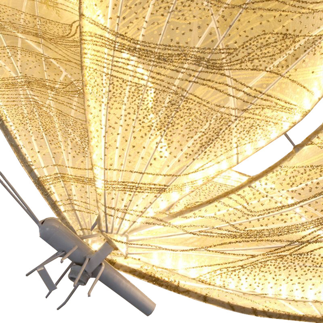 Fabric Art Butterfly Pendant Light