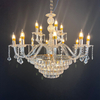 3014-10+5 Acrylic Chandelier
