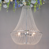927-6 Style D Crystal Beaded Curtain Chandelier