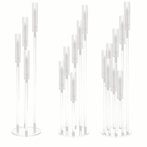 Acrylic Crystal Candle Holders