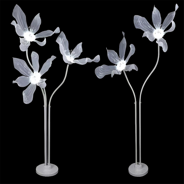 6-Petal Flower Aisle Light (Acrylic Glowing Decor)