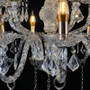 3010-10+5 Acrylic Chandelier