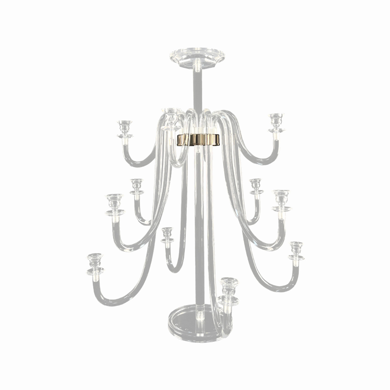 Acrylic Candle Holder & Table(Romantic Artistic Home & Wedding Decor)