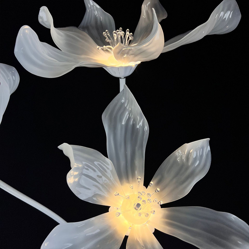 6-Petal Flower Aisle Light (Acrylic Glowing Decor)