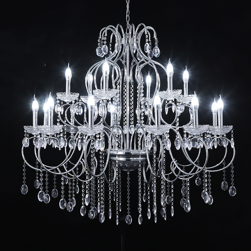 9037-12+6 Pendant Light (with Glass Dishes)