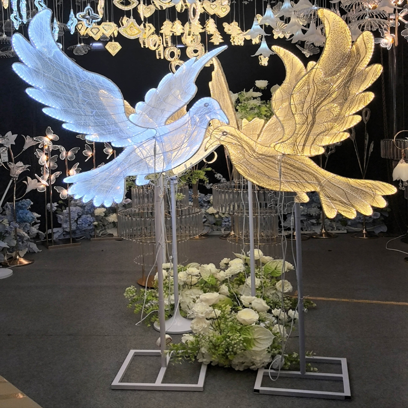 BY-1027 Dove Aisle Light (Wedding Prop)