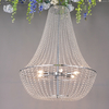 927-6 Style D Crystal Beaded Curtain Chandelier