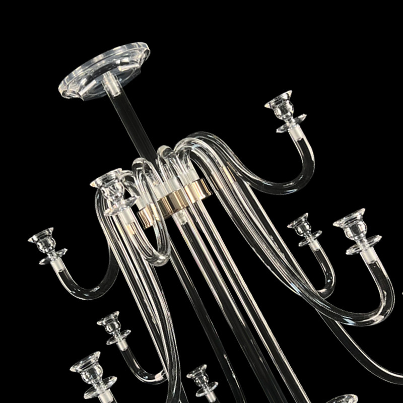 Acrylic Candle Holder & Table(Romantic Artistic Home & Wedding Decor)