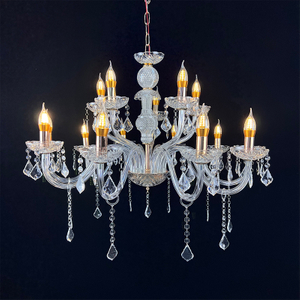 3015-10+5 Acrylic Chandelier