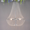 927-6 Style D Crystal Beaded Curtain Chandelier